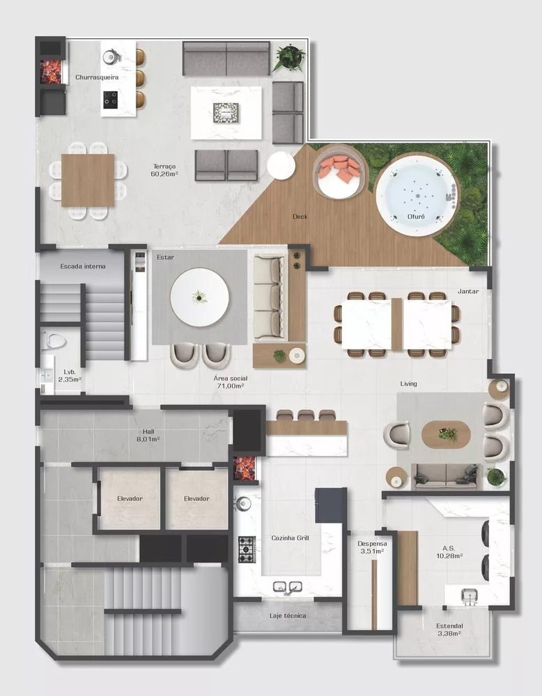 Apartamento à venda com 4 quartos, 172m² - Foto 12