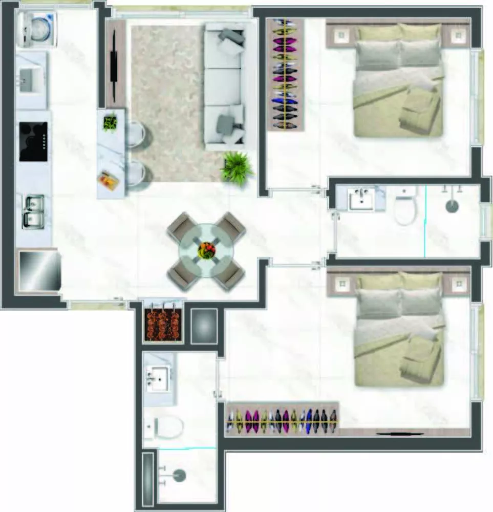 Apartamento, 2 quartos, 154 m² - Foto 9