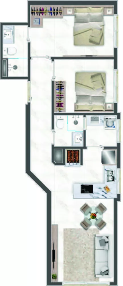 Apartamento, 2 quartos, 154 m² - Foto 11