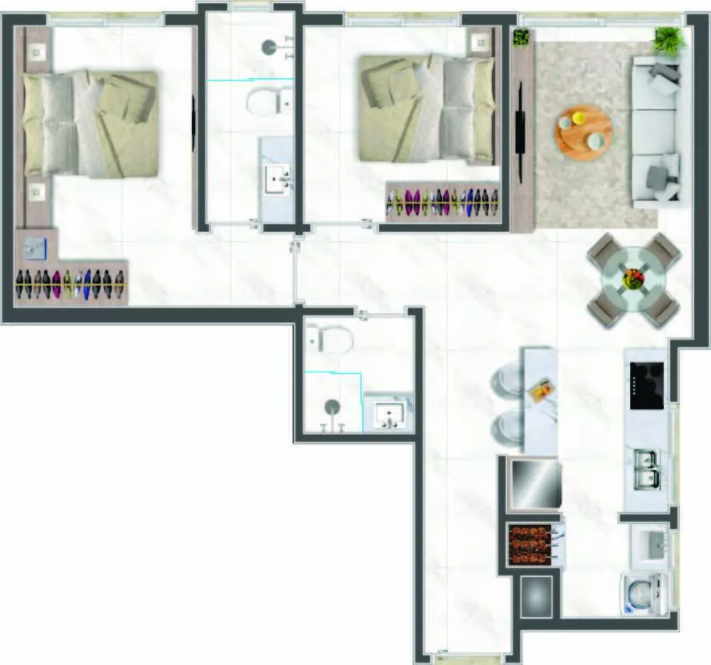 Apartamento, 2 quartos, 154 m² - Foto 7