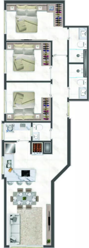 Apartamento, 2 quartos, 154 m² - Foto 18