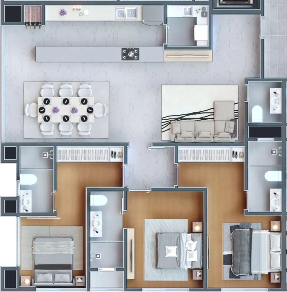 Apartamento, 3 quartos, 202 m² - Foto 24