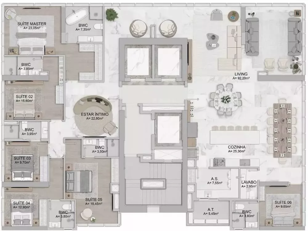 Apartamento, 4 quartos, 152 m² - Foto 22