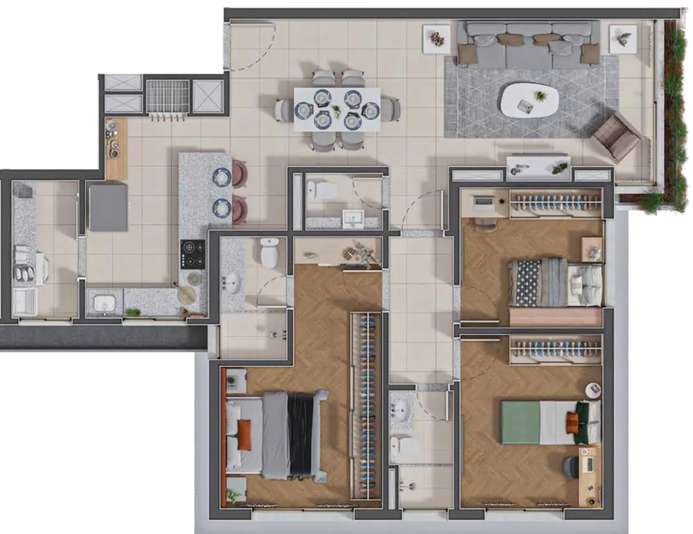 Apartamento, 2 quartos, 78 m² - Foto 11