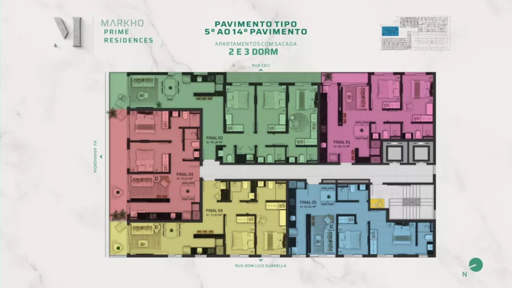 Apartamento, 2 quartos, 72 m² - Foto 4