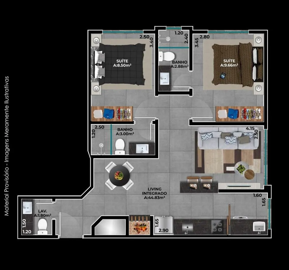 Apartamento, 2 quartos, 127 m² - Foto 20