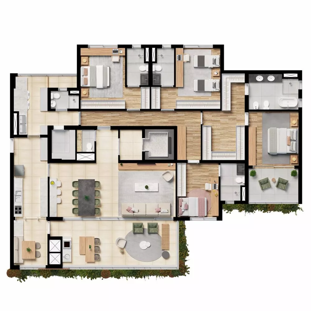 Apartamento, 4 quartos, 248 m² - Foto 3