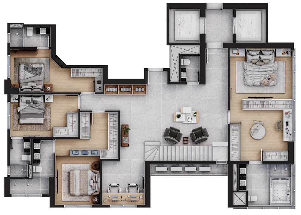 Cobertura, 4 quartos, 362 m² - Foto 8