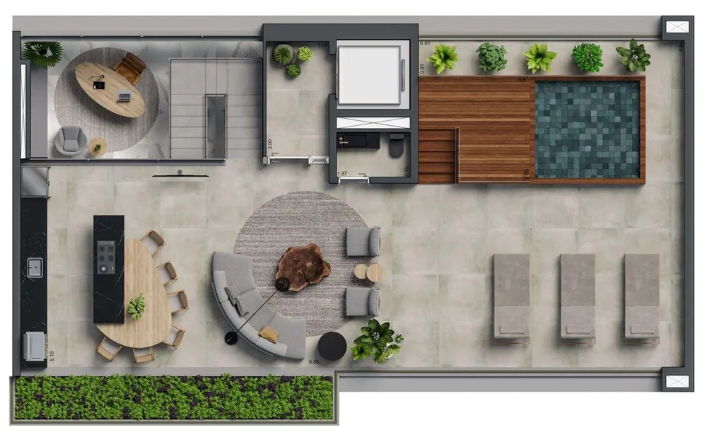 Cobertura, 3 quartos, 360 m² - Foto 11