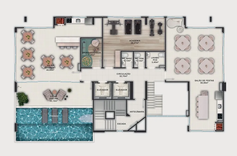 Cobertura, 4 quartos, 266 m² - Foto 16