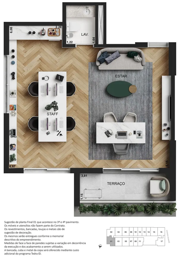 Sala-Conjunto, 42 m² - Foto 8