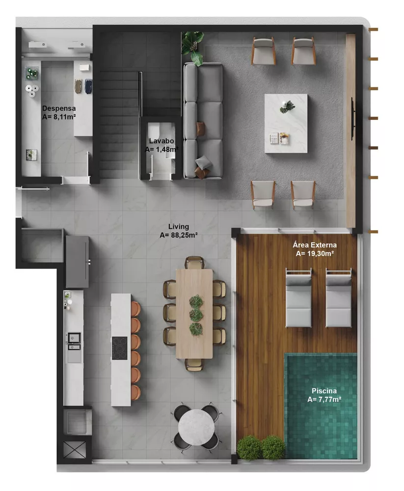 Apartamento, 3 quartos, 140 m² - Foto 4