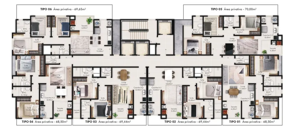 Apartamento, 3 quartos, 70 m² - Foto 16