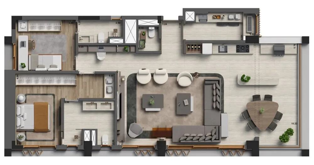 Apartamento, 3 quartos, 132 m² - Foto 9