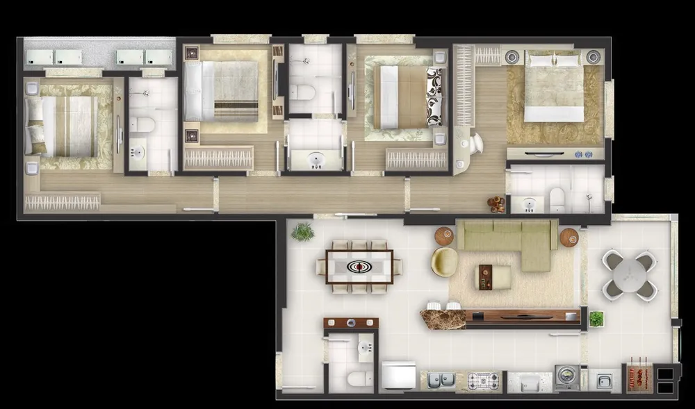 Apartamento, 4 quartos, 127 m² - Foto 4
