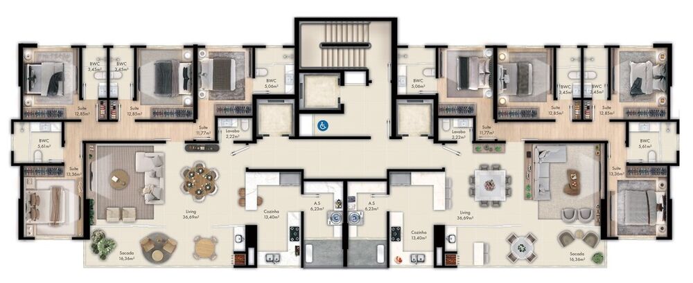 Apartamento, 4 quartos, 172 m² - Foto 6