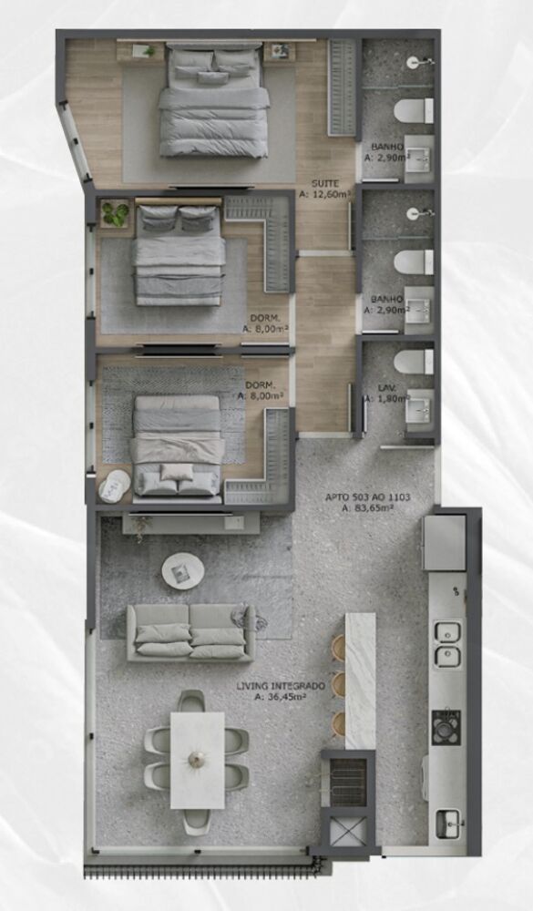 Apartamento, 3 quartos, 126 m² - Foto 16