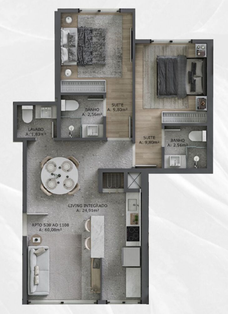 Apartamento, 3 quartos, 126 m² - Foto 13