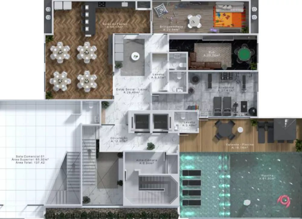 Cobertura, 4 quartos, 319 m² - Foto 5