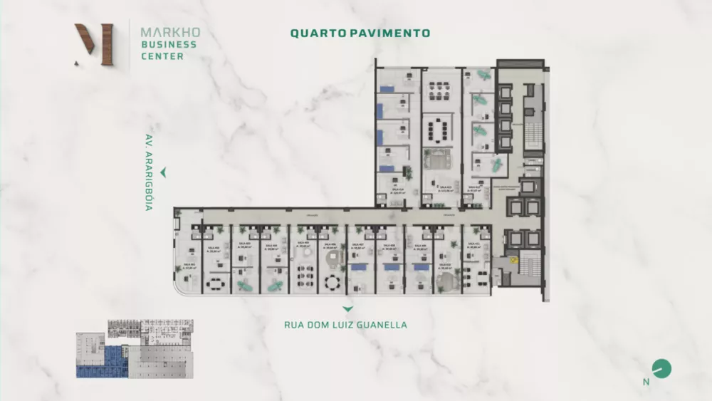 Sala-Conjunto, 199 m² - Foto 2
