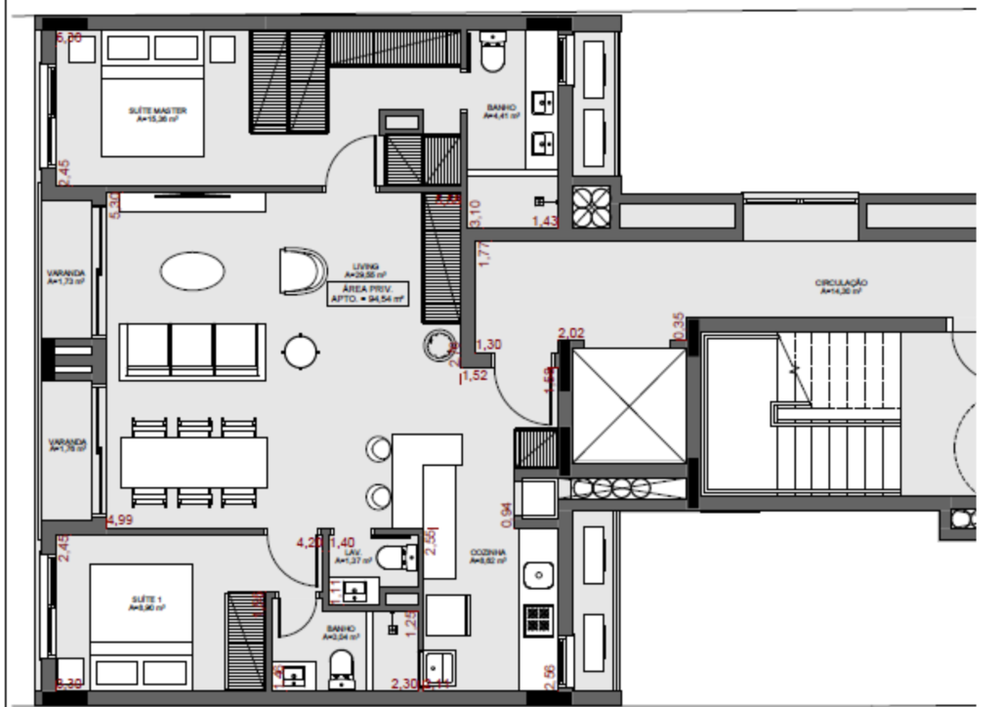 Apartamento, 1 quarto, 45 m² - Foto 14