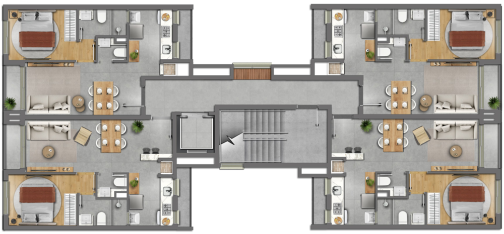 Apartamento, 1 quarto, 45 m² - Foto 5