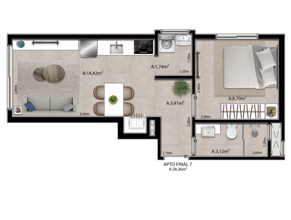 Apartamento, 2 quartos, 99 m² - Foto 20