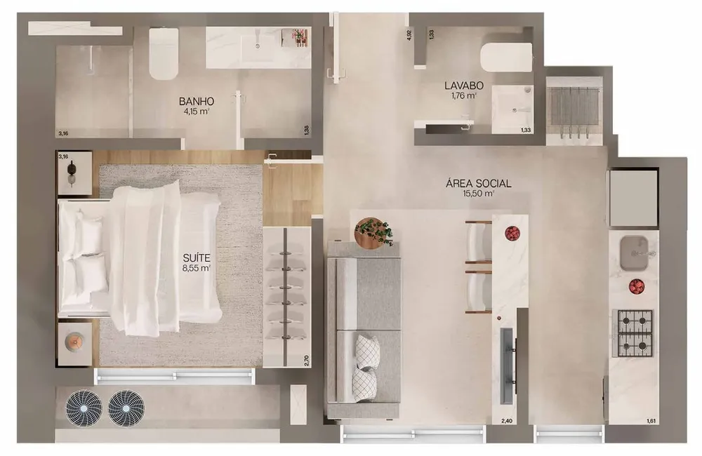 Apartamento, 3 quartos, 144 m² - Foto 12