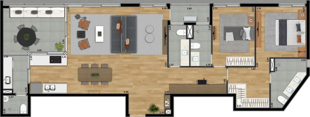 Apartamento, 3 quartos, 111 m² - Foto 6