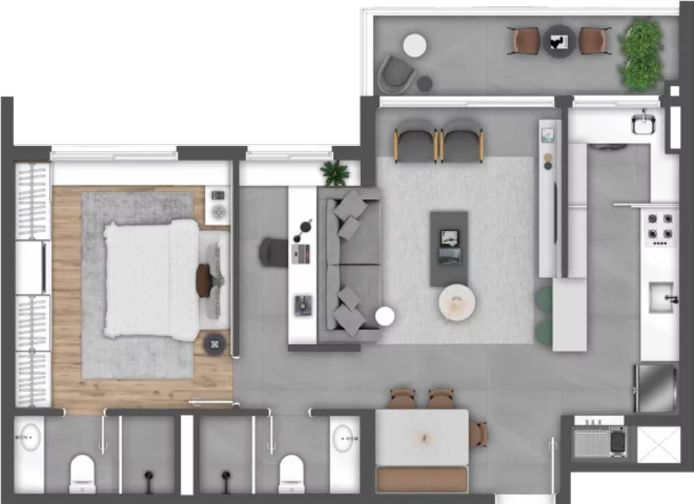 Apartamento, 3 quartos, 105 m² - Foto 7