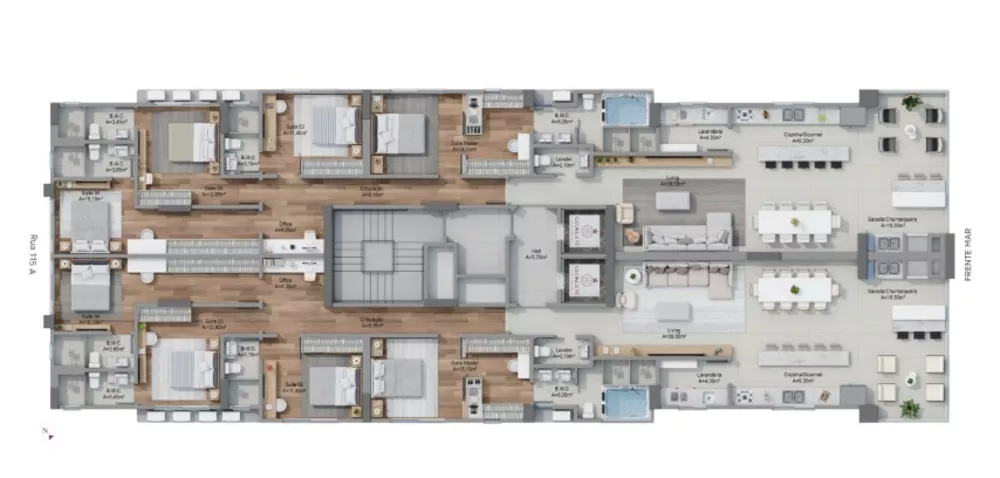 Apartamento, 4 quartos, 185 m² - Foto 3