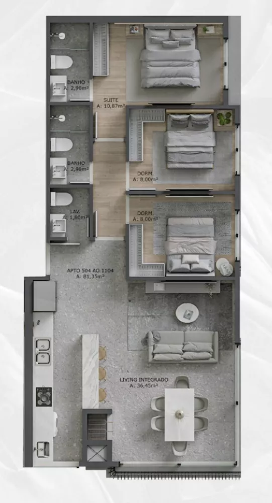 Apartamento, 3 quartos, 152 m² - Foto 18