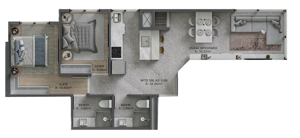 Apartamento, 3 quartos, 152 m² - Foto 43