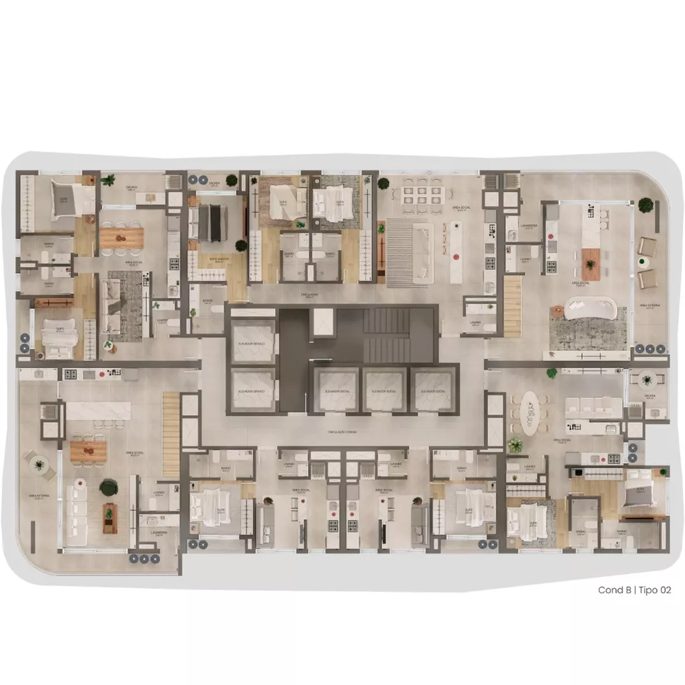 Apartamento, 3 quartos, 114 m² - Foto 1
