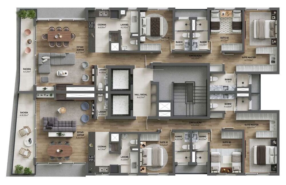 Apartamento, 3 quartos, 139 m² - Foto 8