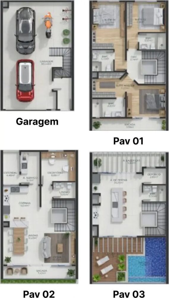 Casa de Condomínio, 4 quartos - Foto 7