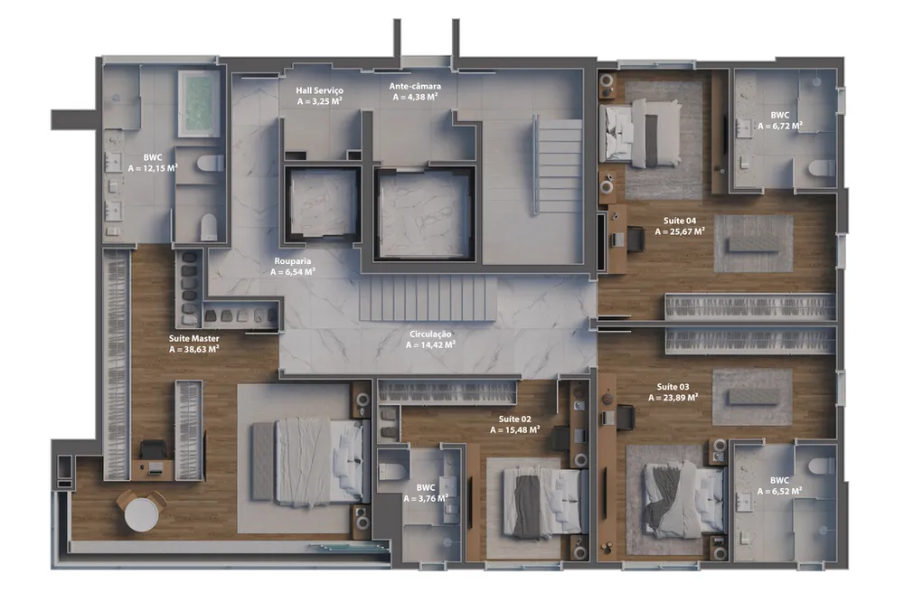 Apartamento, 4 quartos, 190 m² - Foto 16