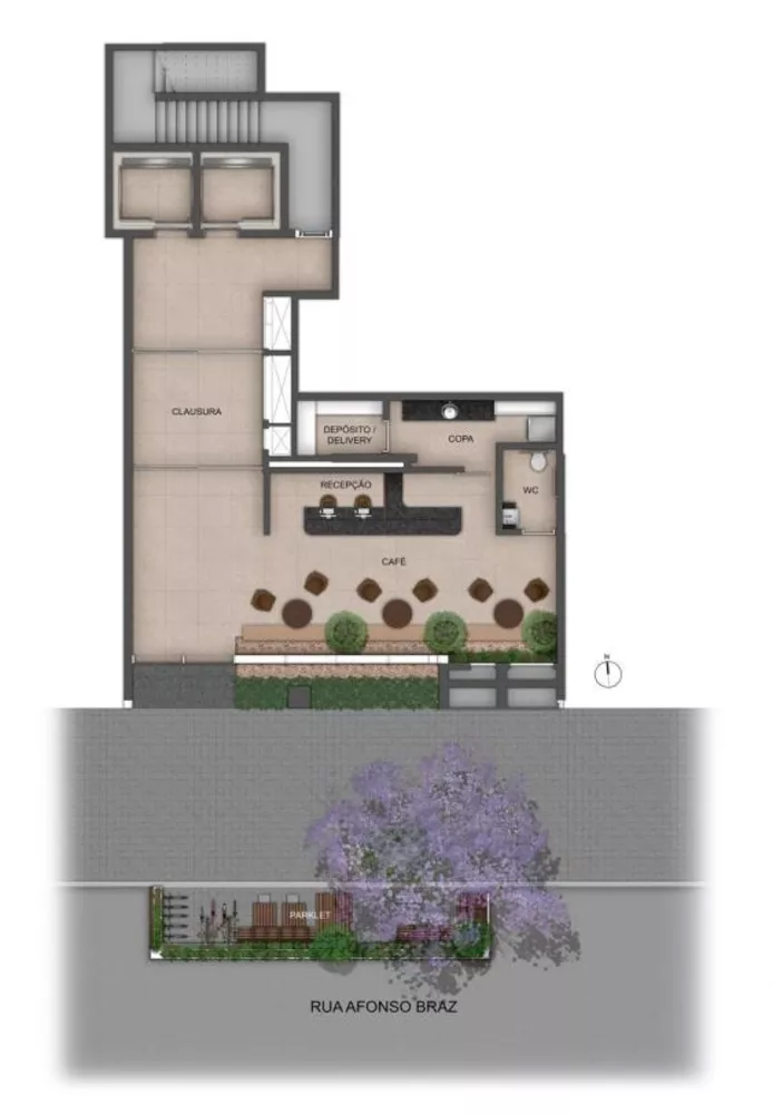 Apartamento, 1 quarto, 35 m² - Foto 4