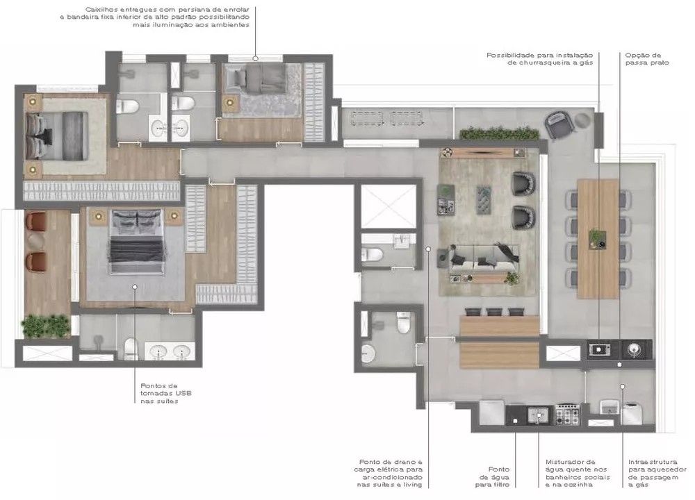 Apartamento, 2 quartos, 87 m² - Foto 4