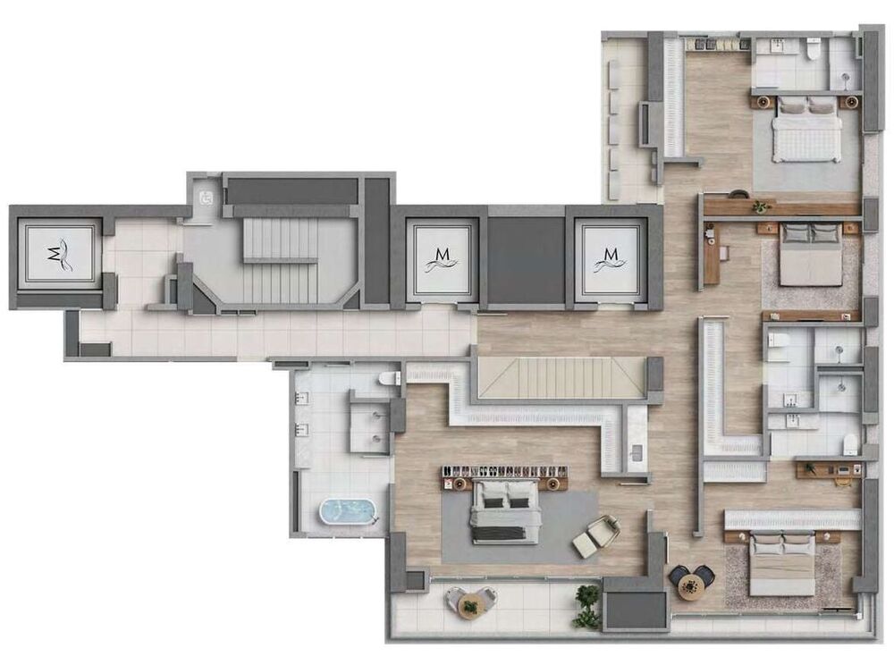 Apartamento, 4 quartos, 251 m² - Foto 4