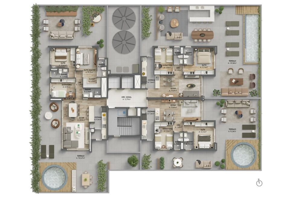 Apartamento, 2 quartos, 67 m² - Foto 3