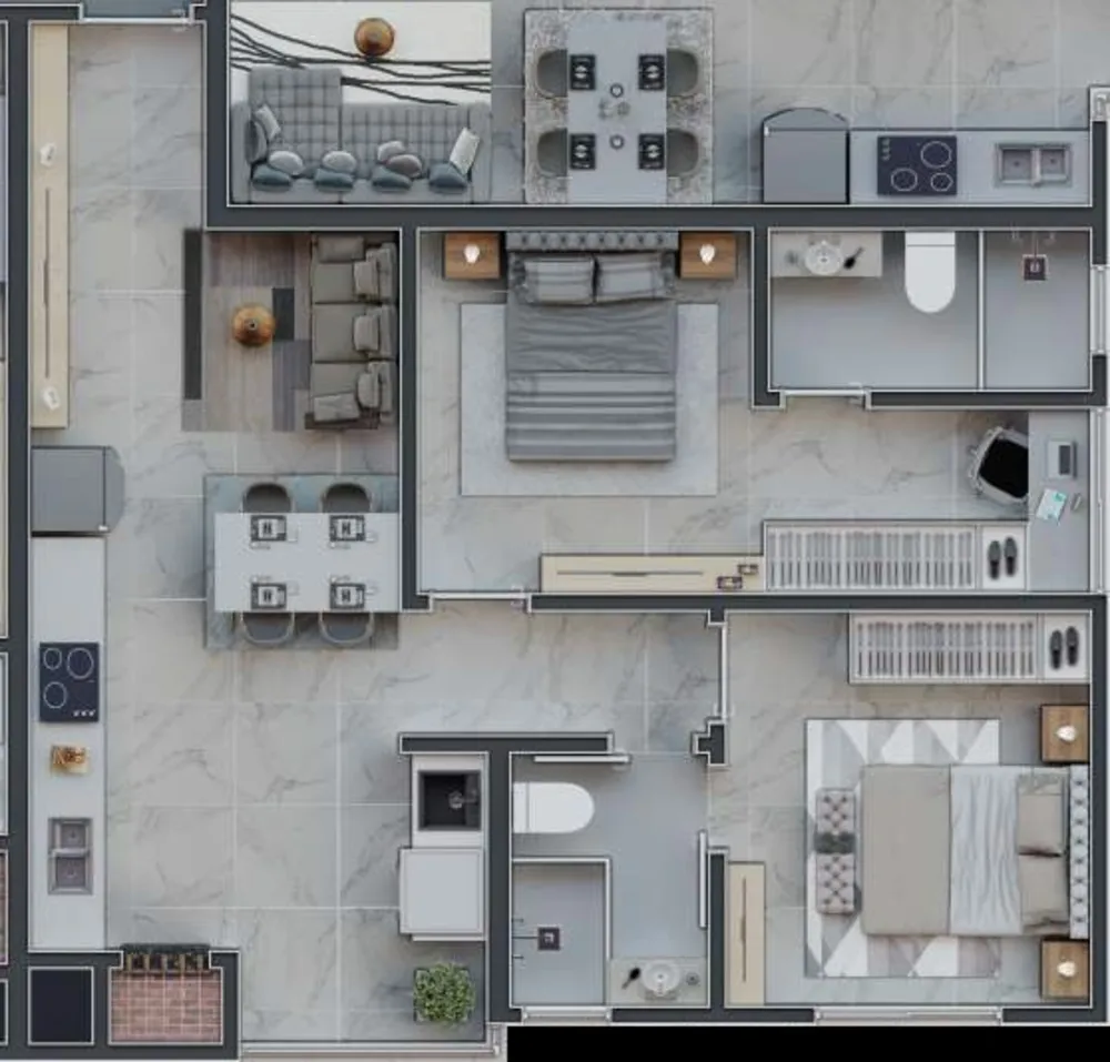 Apartamento, 2 quartos, 60 m² - Foto 11