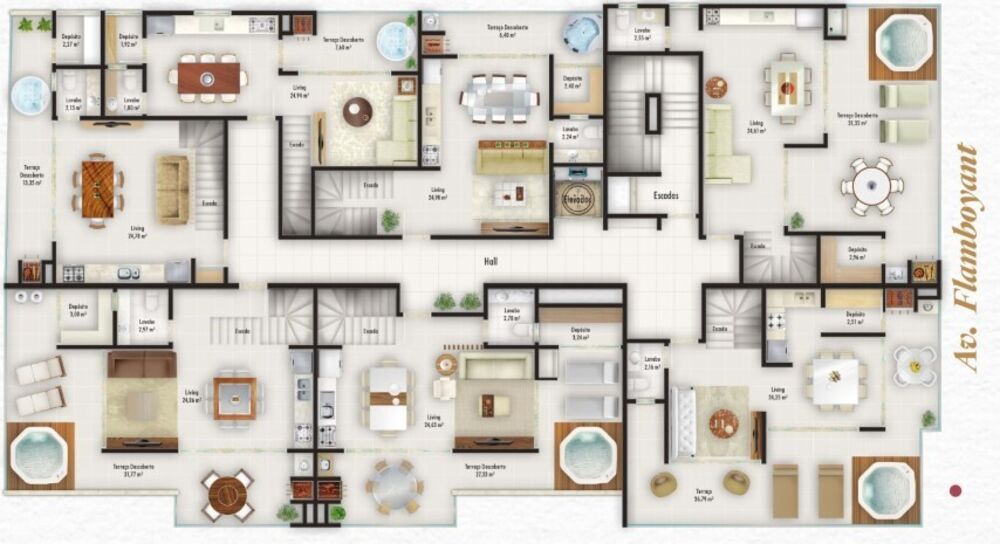 Apartamento, 2 quartos, 72 m² - Foto 1