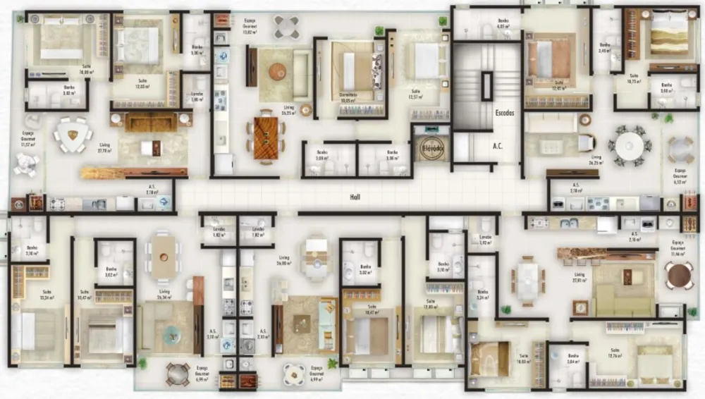 Apartamento, 2 quartos, 72 m² - Foto 13