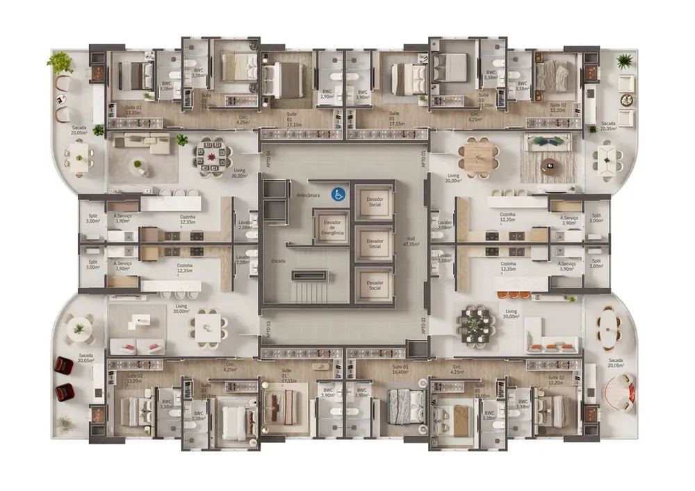 Apartamento, 3 quartos, 142 m² - Foto 10