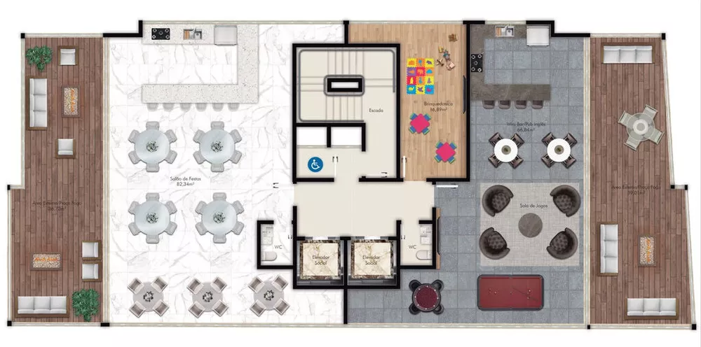 Apartamento, 2 quartos, 70 m² - Foto 3