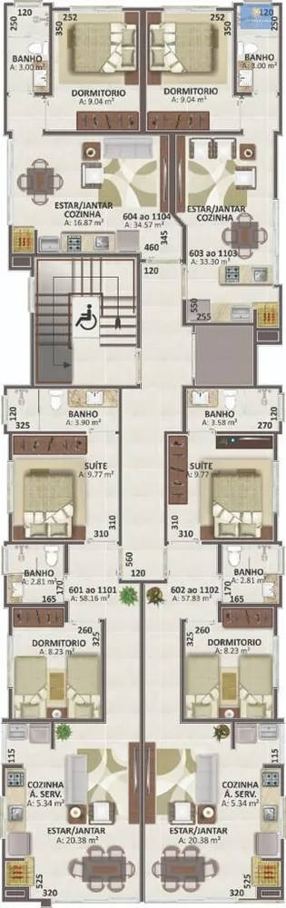 Apartamento, 1 quarto, 70 m² - Foto 8