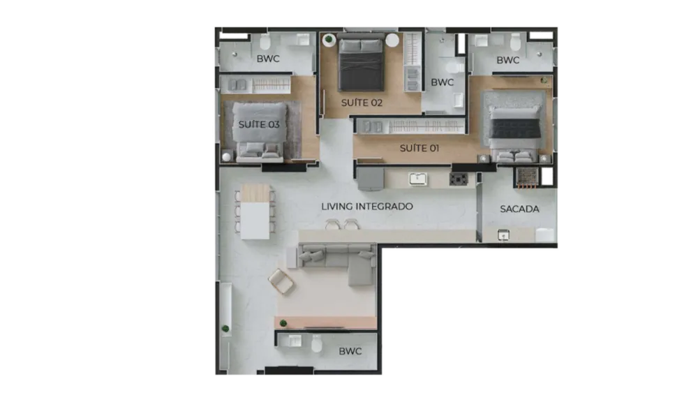 Apartamento, 3 quartos, 107 m² - Foto 7