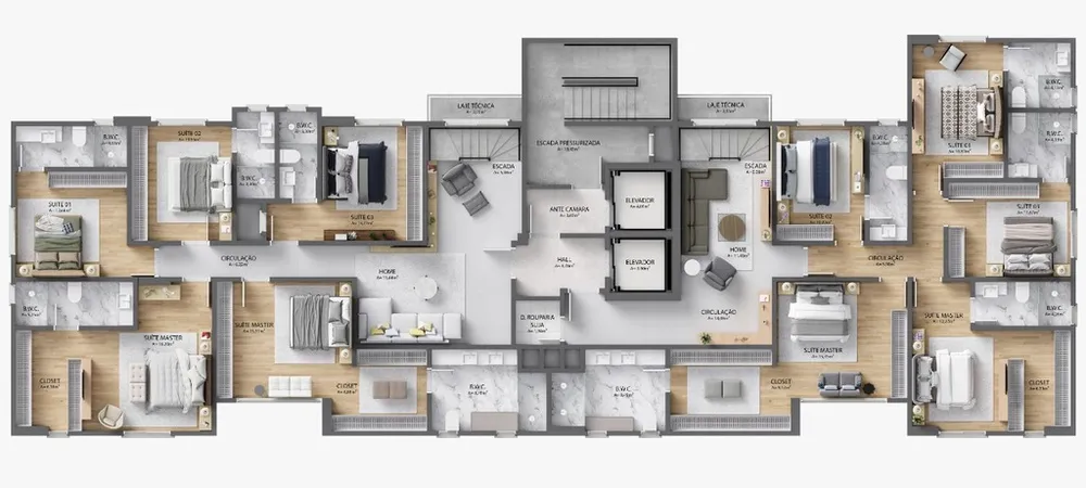 Apartamento, 4 quartos, 226 m² - Foto 20