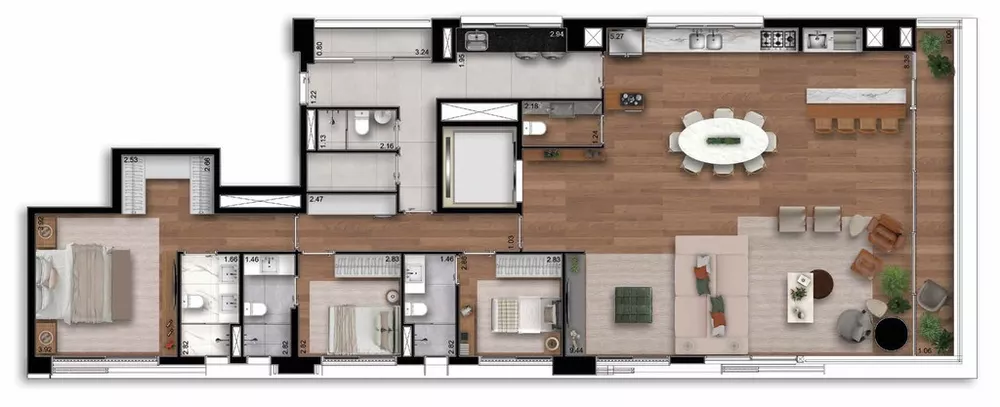 Apartamento, 4 quartos, 468 m² - Foto 4